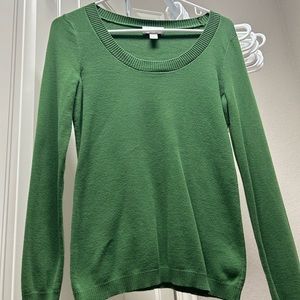 LOFT green sweater size small